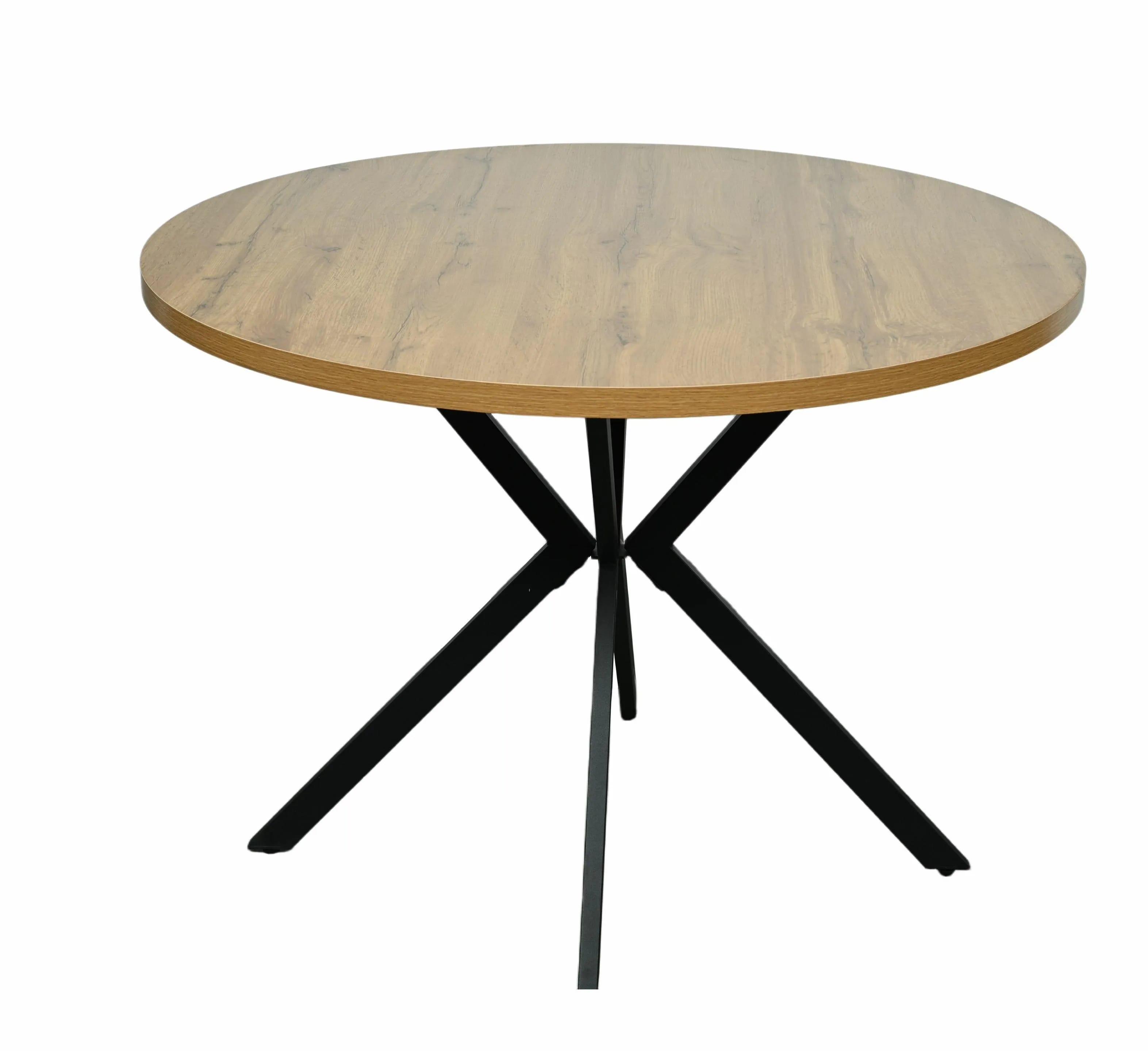 SJ217D Stół Erik fi 100x76cm Dąb DW – zdjęcie 1