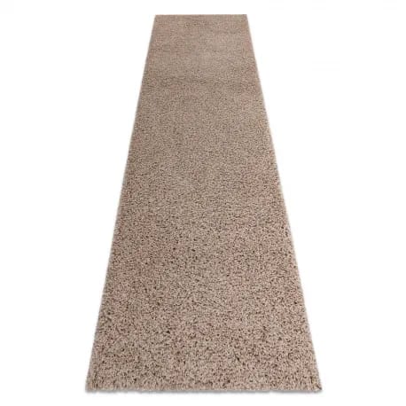 Dywan, Chodnik SOFFI shaggy 5cm beż - do kuchni, przedpokoju, na korytarz – zdjęcie 1