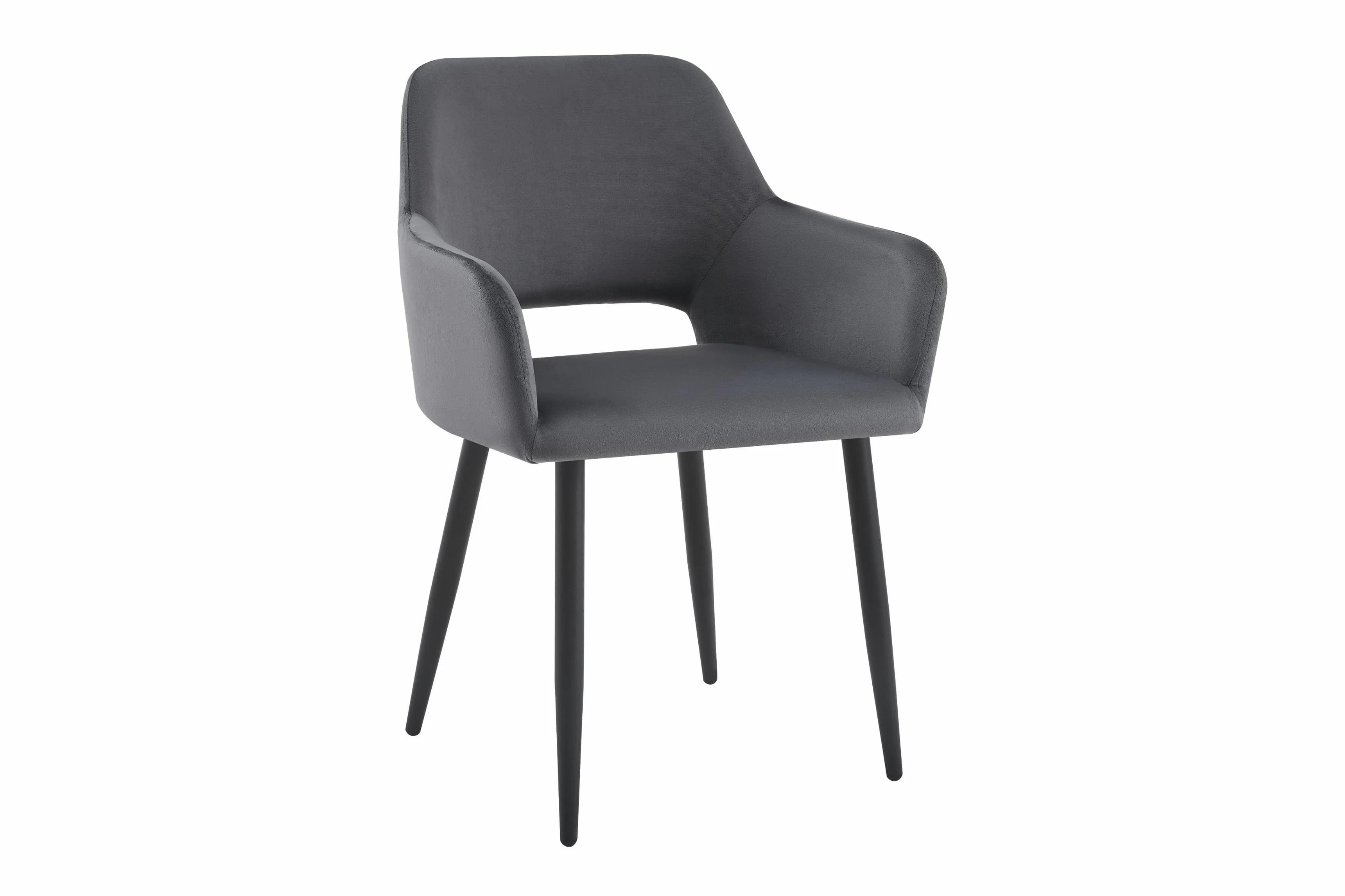 KT205 Krzesło Olivia GLA VEL Szary – zdjęcie 1