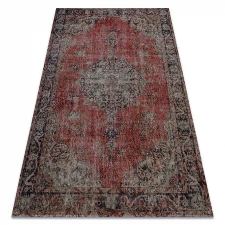 Dywan nowoczesny MUNDO E0691 ornament, vintage outdoor czerwony / beż – zdjęcie 1