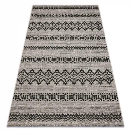 DYWAN SZNURKOWY SIZAL FLOORLUX 20510 srebrny / czarny – zdjęcie 1