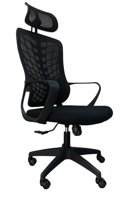 KB108 Krzesło biurowe CZARNY – zdjęcie 1