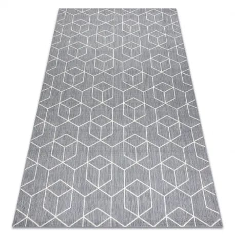 Dywan SZNURKOWY SIZAL FLAT 48655/637 KOSTKI 3D – zdjęcie 1