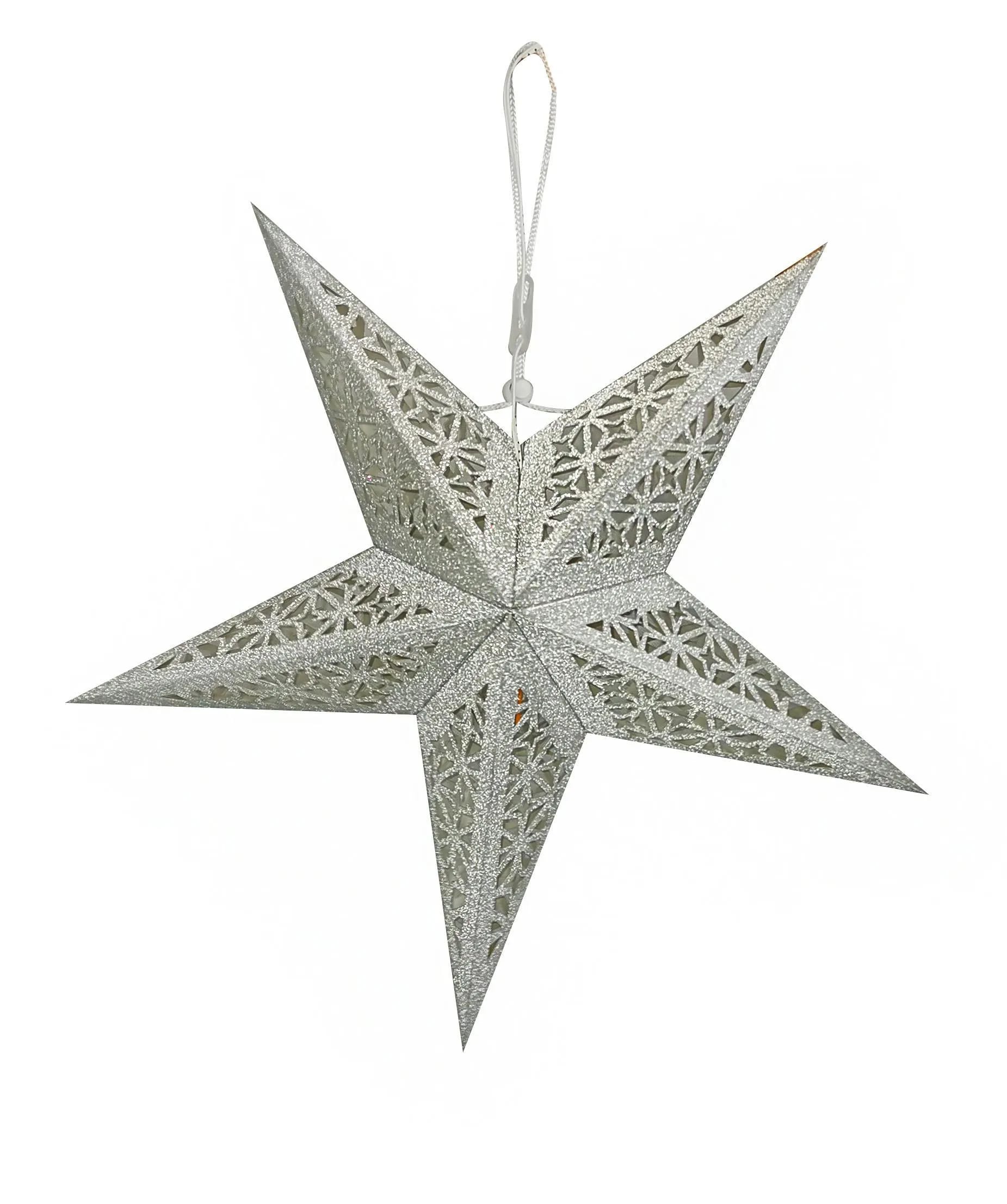 GWIAZDA wisząca 45 cm wz .4 SREBRNA – zdjęcie 1