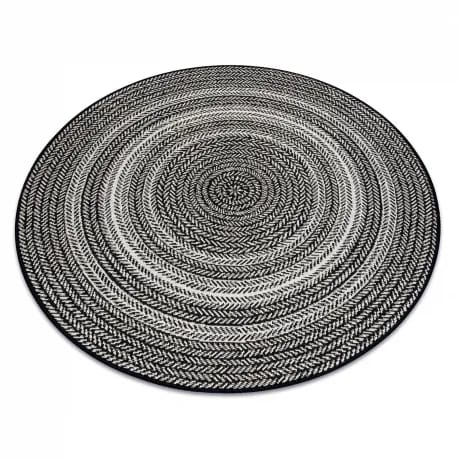 Dywan koło SZNURKOWY SIZAL FLAT 48837690 Boho, warkocz, plecionka – zdjęcie 1
