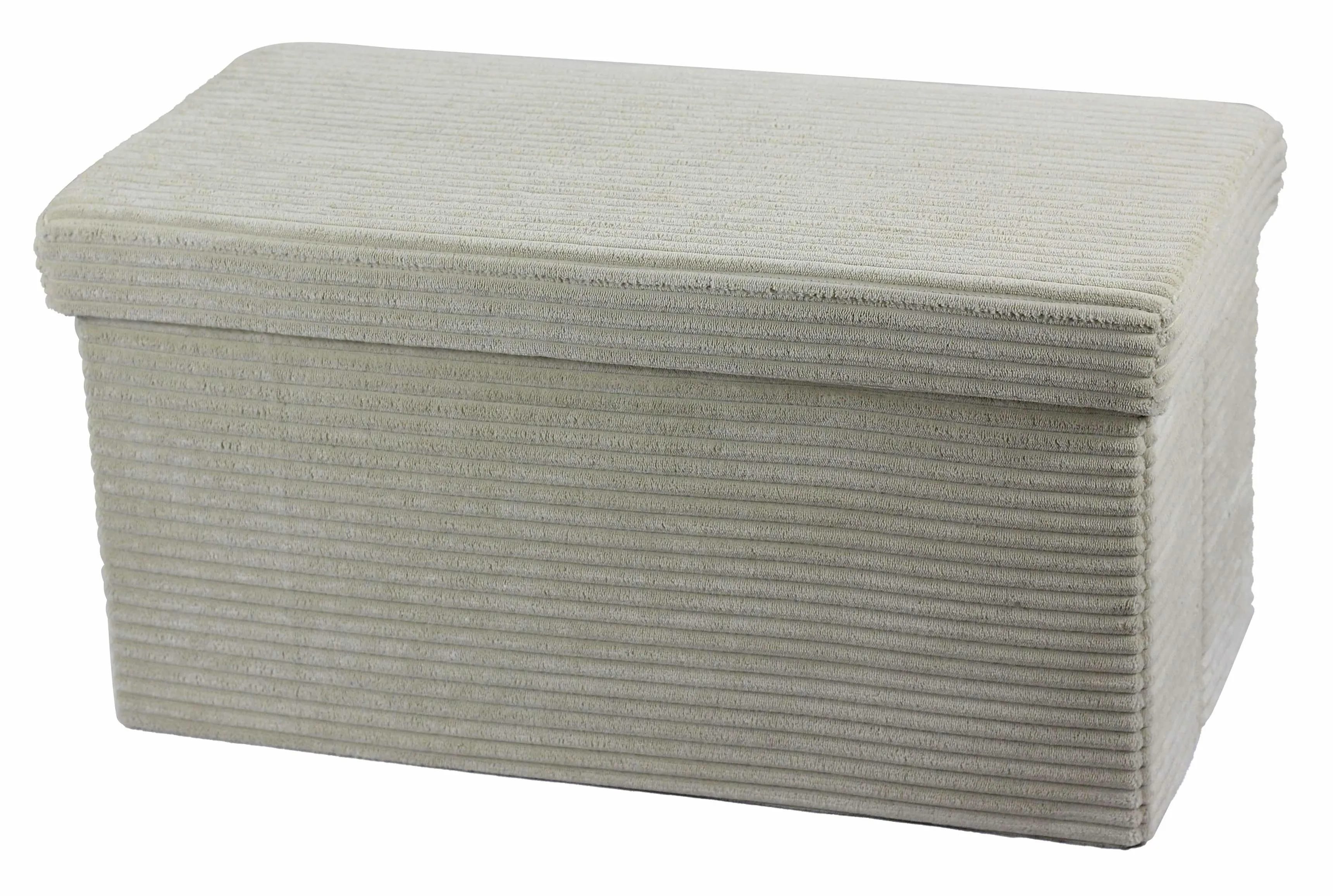 Pufa LAMPAS DUO 60x30x30cm Beż – zdjęcie 1