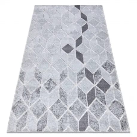 Dywan MEFE nowoczesny B400 Kostka, geometryczny 3D - Strukturalny, dwa poziomy runa – zdjęcie 1