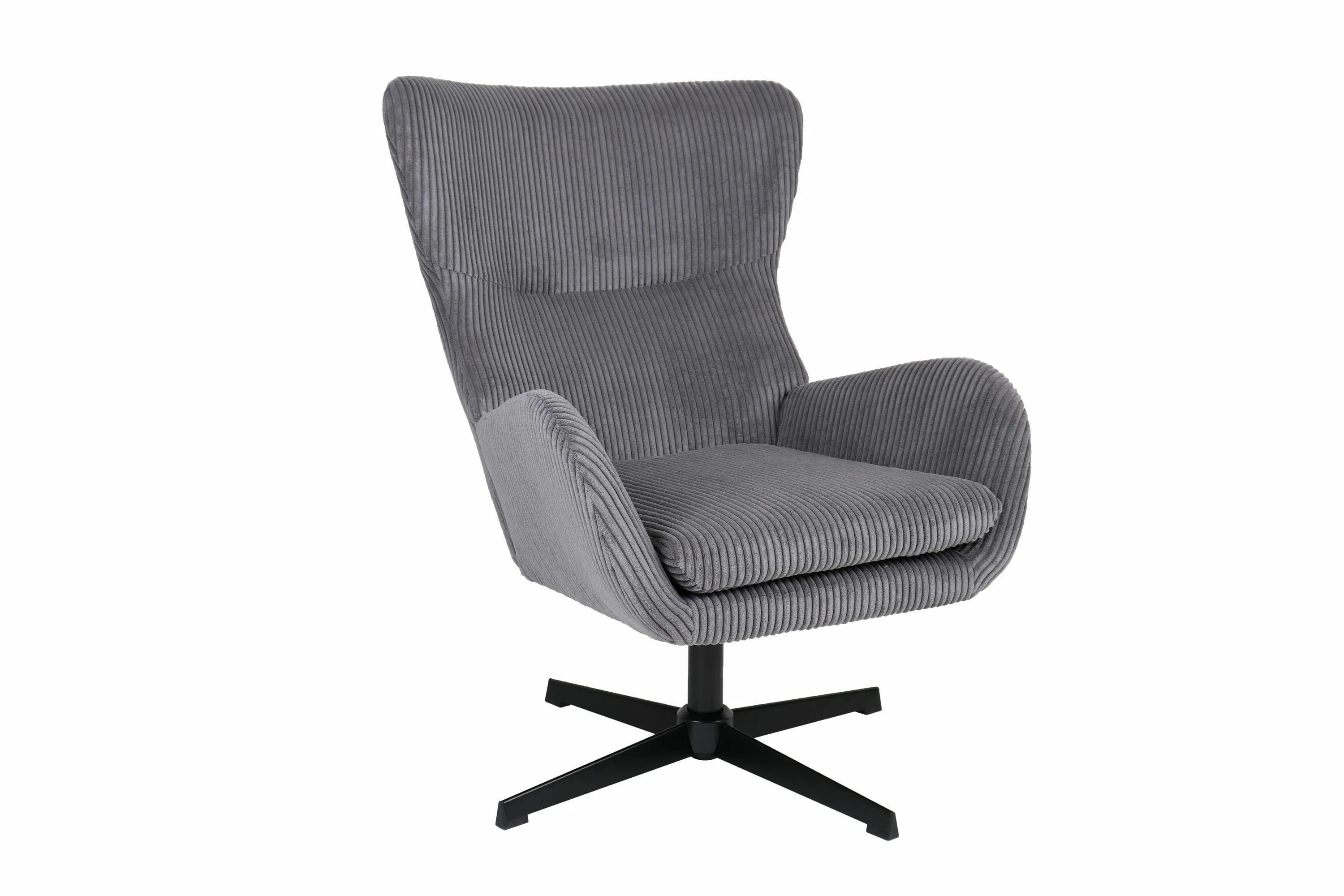 FO100 FOTEL MARTIN Sztr. C. szary – zdjęcie 1