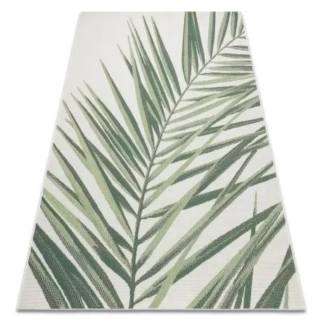 Dywan SZNURKOWY SIZAL COLOR 19434/062 Liście Zielony JUNGLE – zdjęcie 1