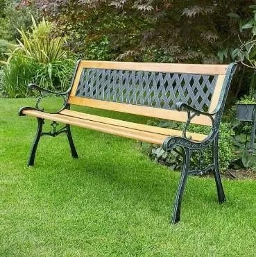 LO1000-1 Ławka ogrodowa 126x52x73,50 cm – zdjęcie 1