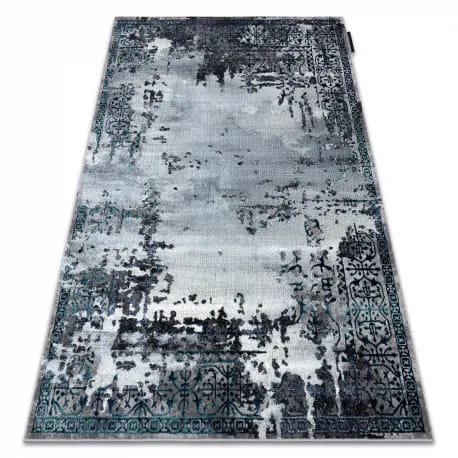 Dywan DE LUXE nowoczesny 2078 Ornament vintage przecierany - Strukturalny – zdjęcie 1