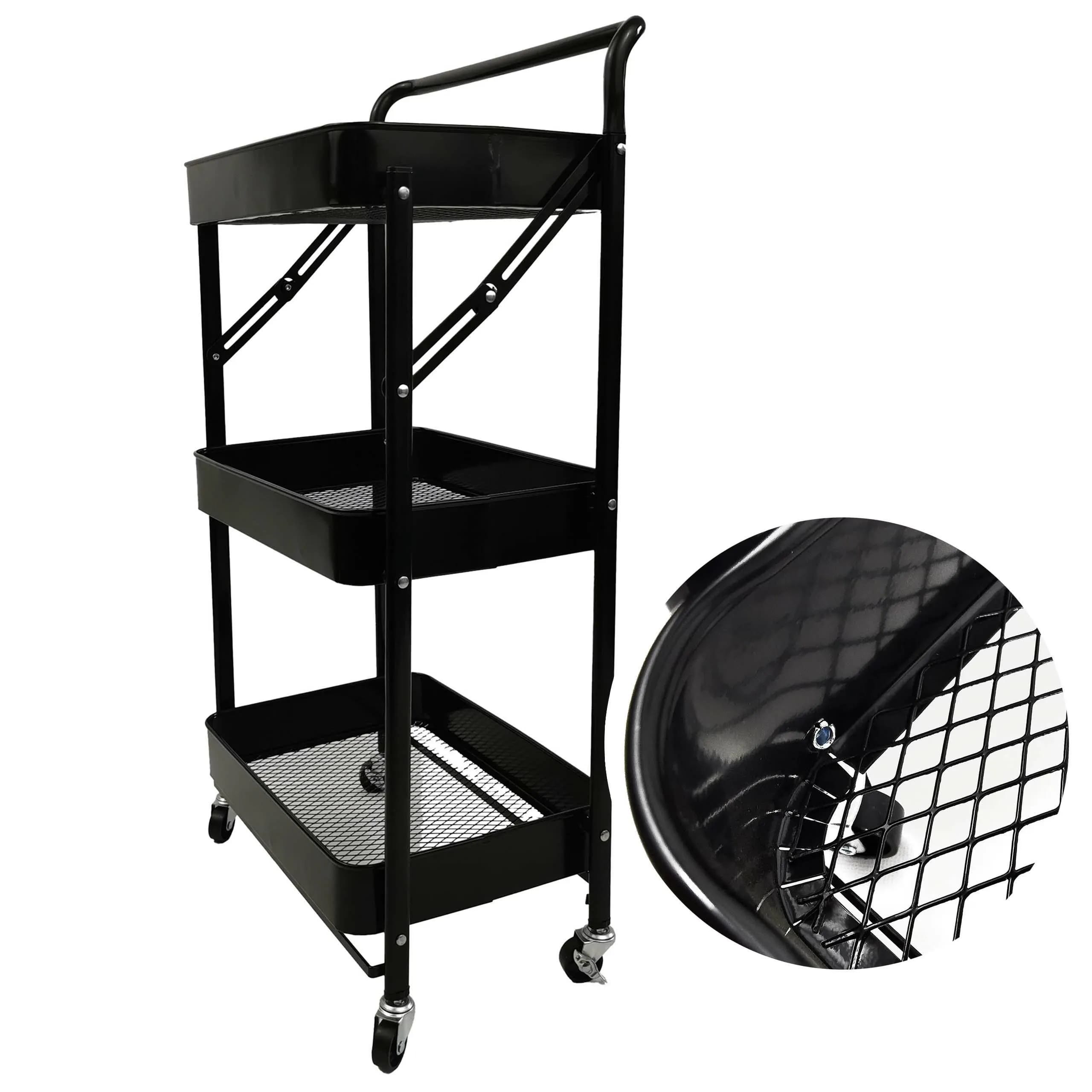 WM82CZ Wózek metal z rączką 82cm czarn N – zdjęcie 1