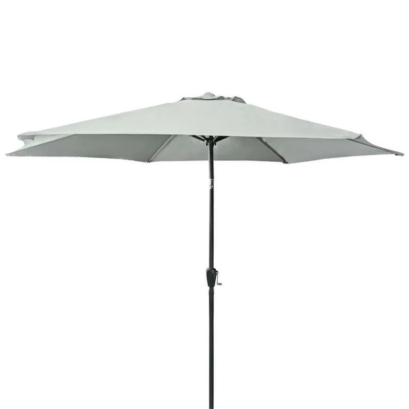 Parasol ORLANDO śr.3m j.szary +pokrowiec – zdjęcie 1
