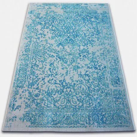 Dywan Vintage 22208/054 turkus / krem rozeta klasyczny – zdjęcie 1