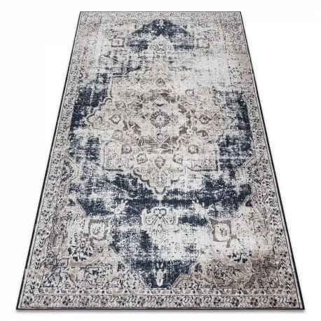 Dywan do prania ANDRE 1090 Ornament, vintage antypoślizgowy – zdjęcie 1