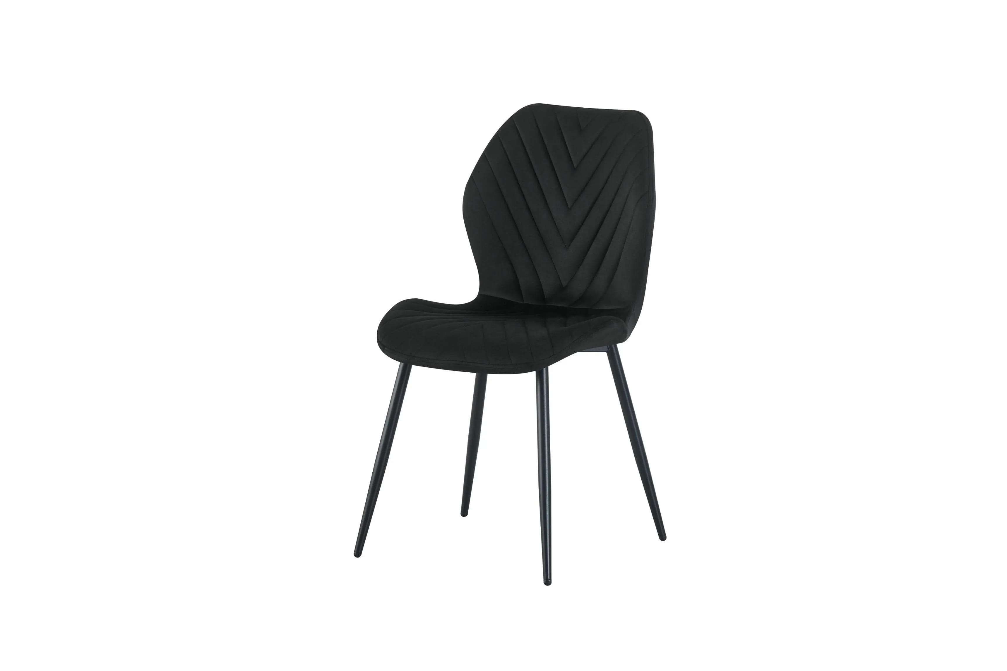 KT120 Krzesło Zoya JOD VEL Czarny – zdjęcie 1