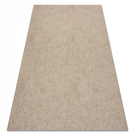 Dywan sizal FLAT 49371265 Kratka - beż naturalny kolor słomkowy, sznurkowy – zdjęcie 1