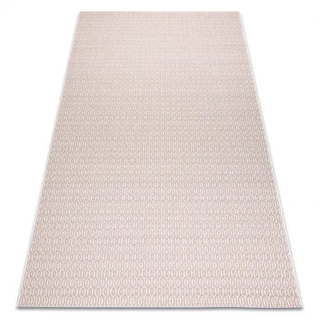 Dywan SZNURKOWY SIZAL FLAT 48603/526 Oczka krem róż – zdjęcie 1