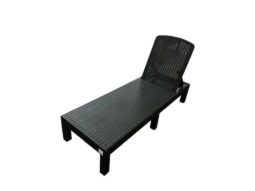 Leżak PCV walizka 187x60x29cm czarny KKK – zdjęcie 1