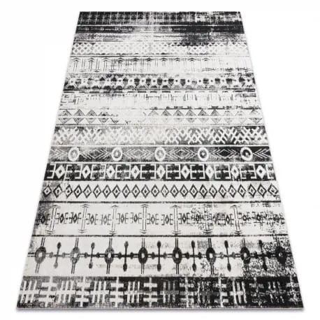 Dywan nowoczesny MUNDO E0592 etniczny outdoor beż / czarny – zdjęcie 1