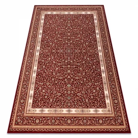 Dywan NAIN Ornament, ramka 7965/51066 bordo / beż – zdjęcie 1