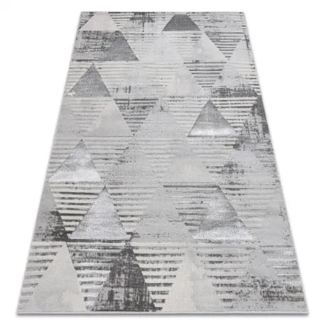 Dywan LIRA E1627 Trójkąty geometryczny, strukturalny, nowoczesny, glamour – zdjęcie 1