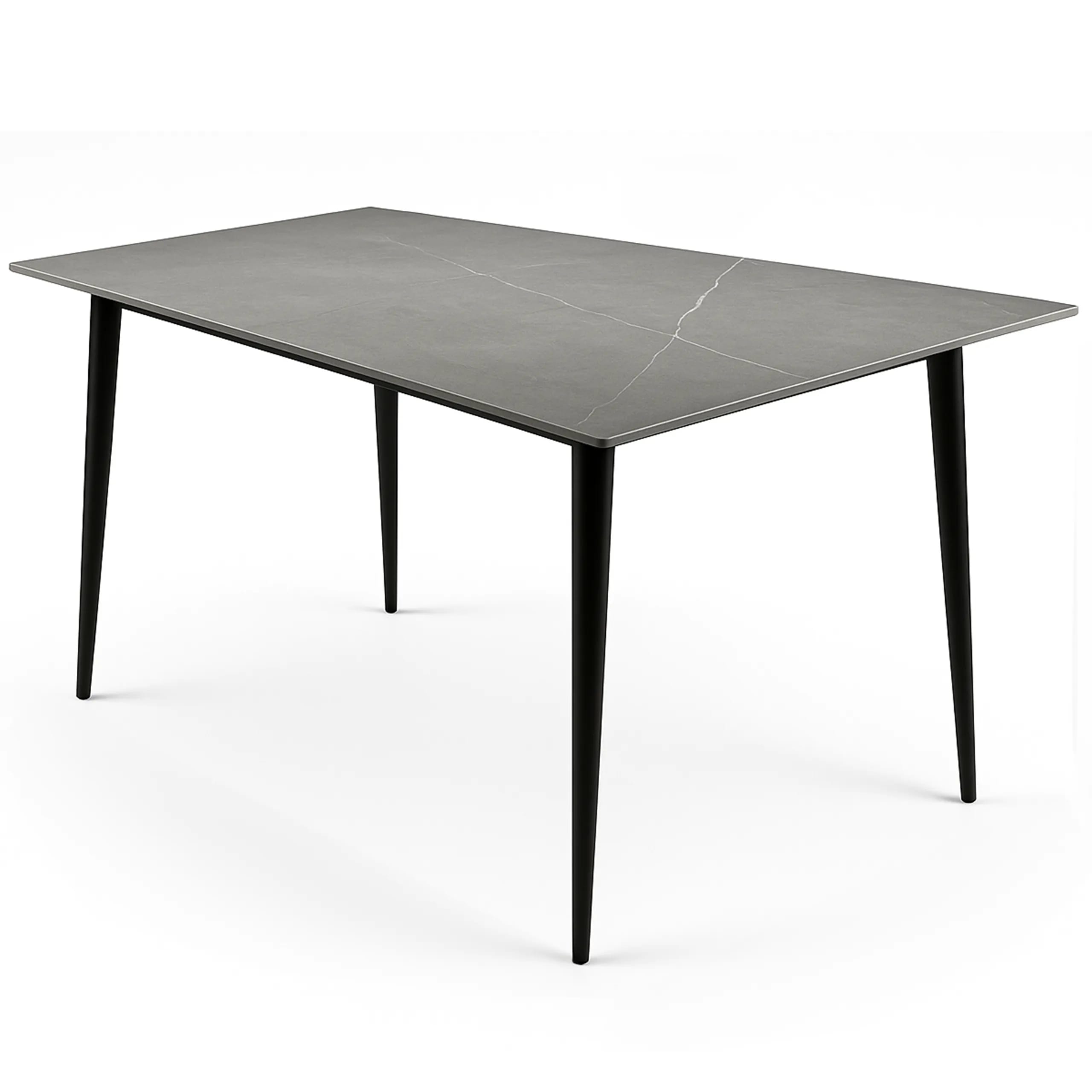 Stół nowoczesny do jadalni Markinia grey 140x80x75 – zdjęcie 1
