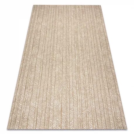 Dywan sizal FLAT 48964265 Jodełka - beż naturalny kolor słomkowy, sznurkowy – zdjęcie 1