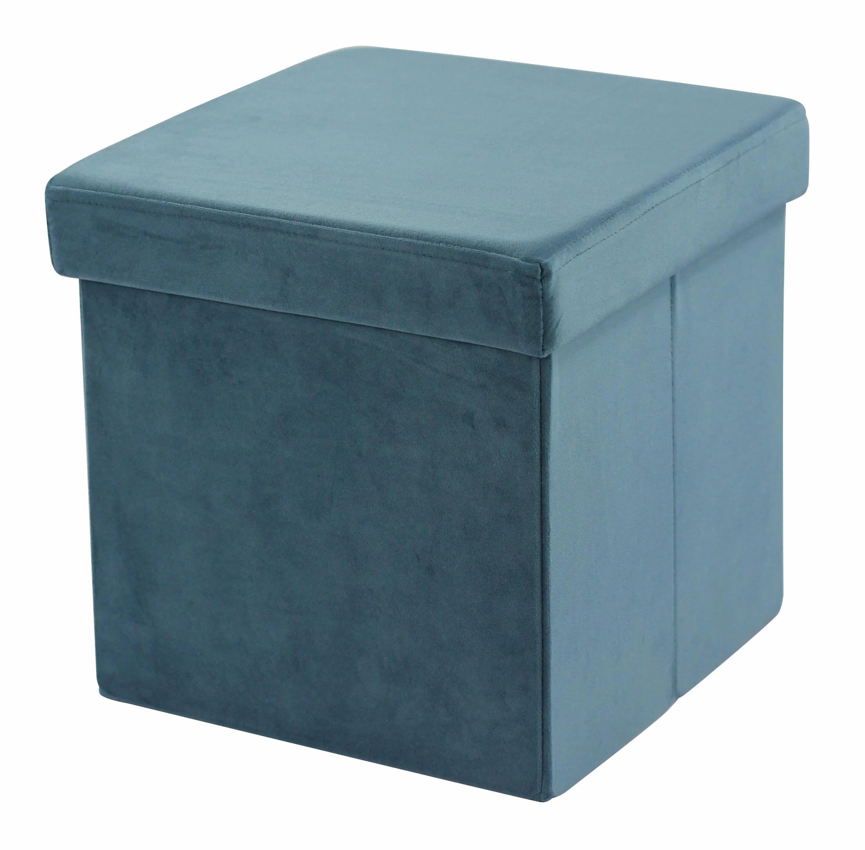 Pufa PERFECT 30x30x30cm VEL MORSKI – zdjęcie 1