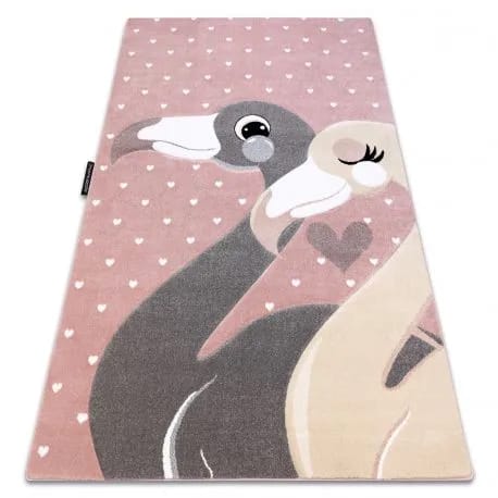 Dywan PETIT FLAMINGOS FLAMINGI SERDUSZKA różowy – zdjęcie 1