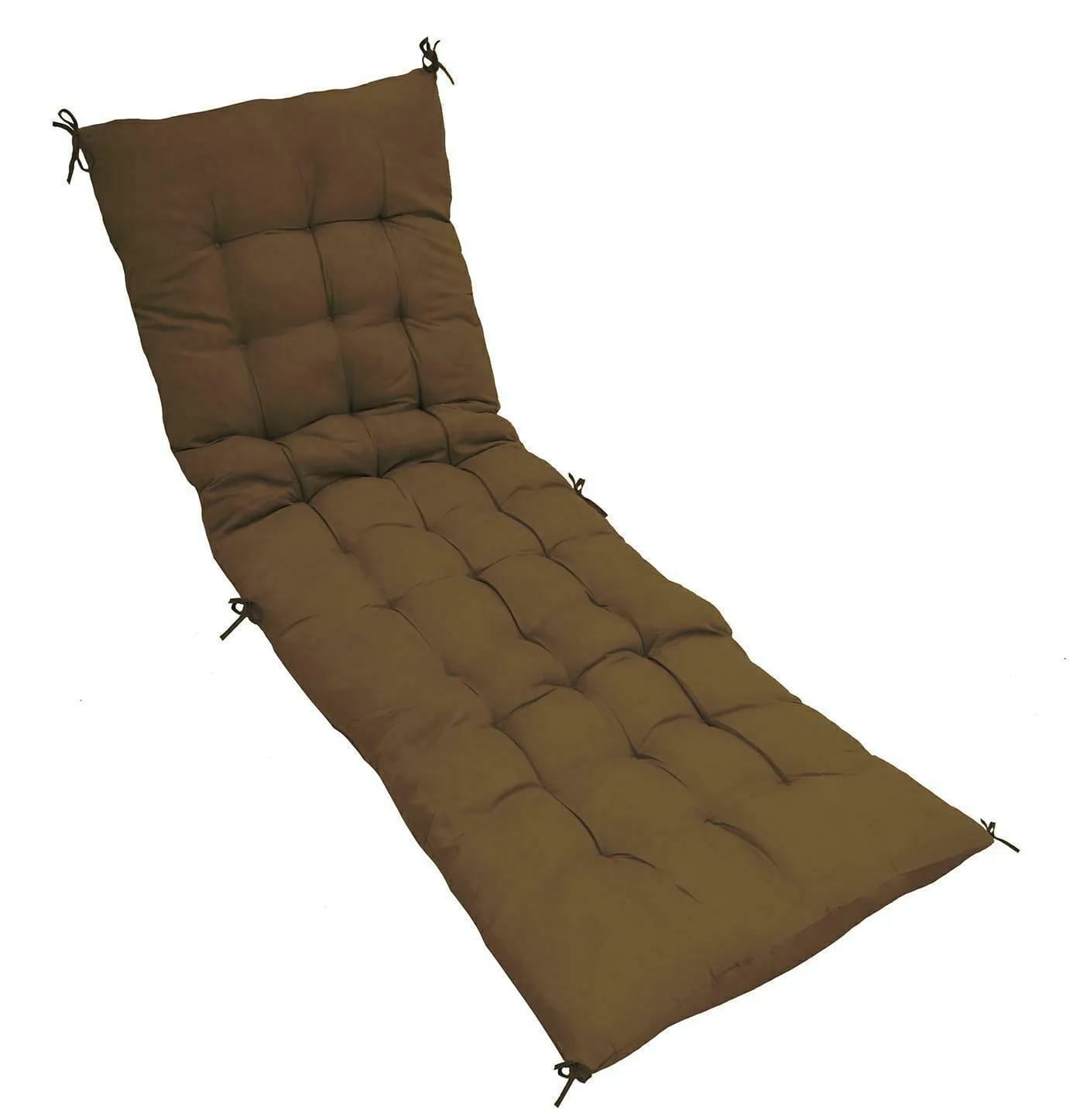 PODUSZKA na leżak 160x52cm brąz KKK – zdjęcie 1
