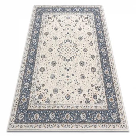Dywan NAIN Ramka ornament 7179/51943 beż / granat – zdjęcie 1