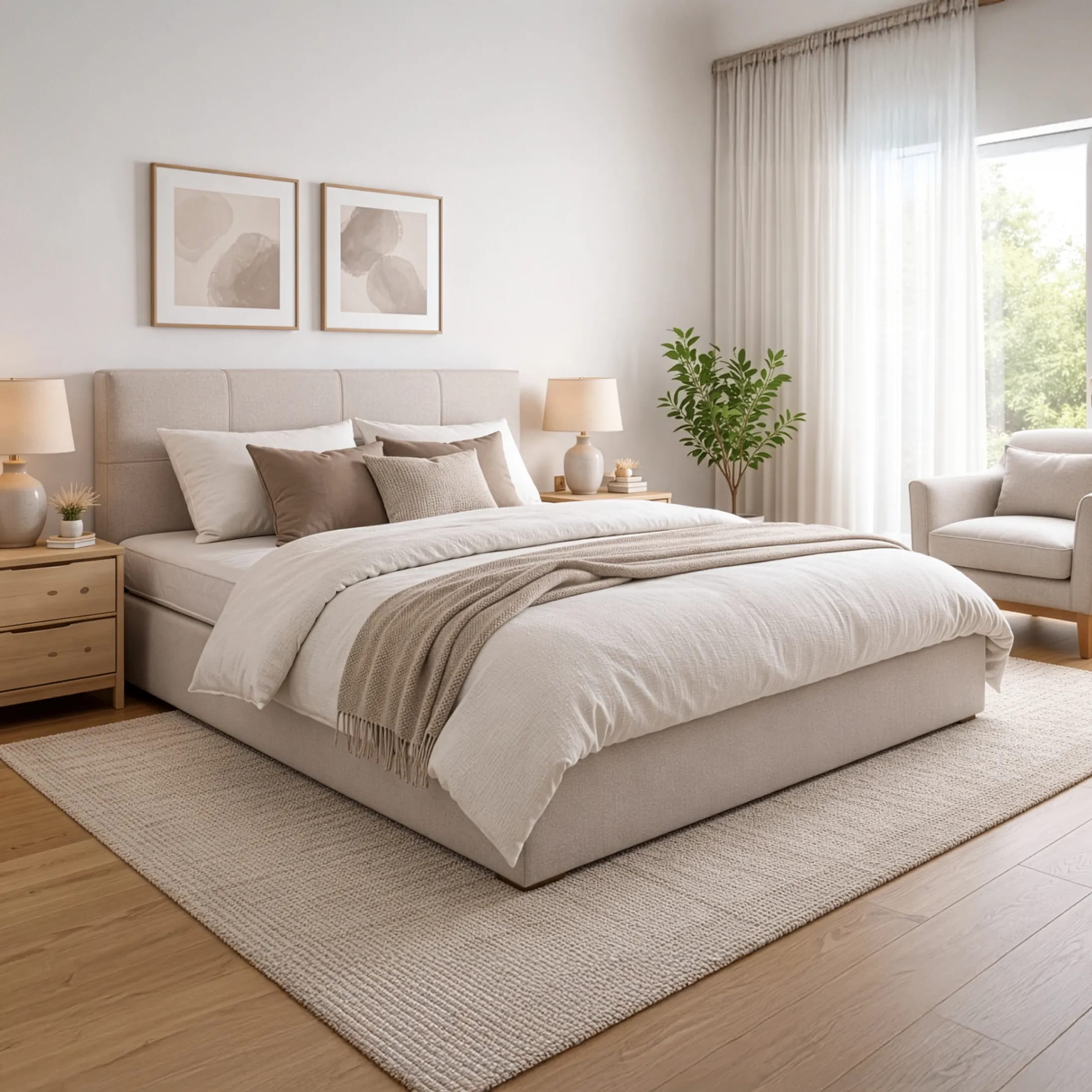 LT103 Łóżko Quadro 160x2x81 taupe – zdjęcie 1
