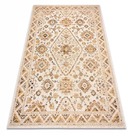 Dywan Sznurkowy SIZAL COLOR 19521460 Ornament, ramka, cynamon – zdjęcie 1