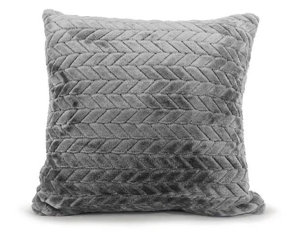 Poszewka FUERO 40x40 SZARY – zdjęcie 1