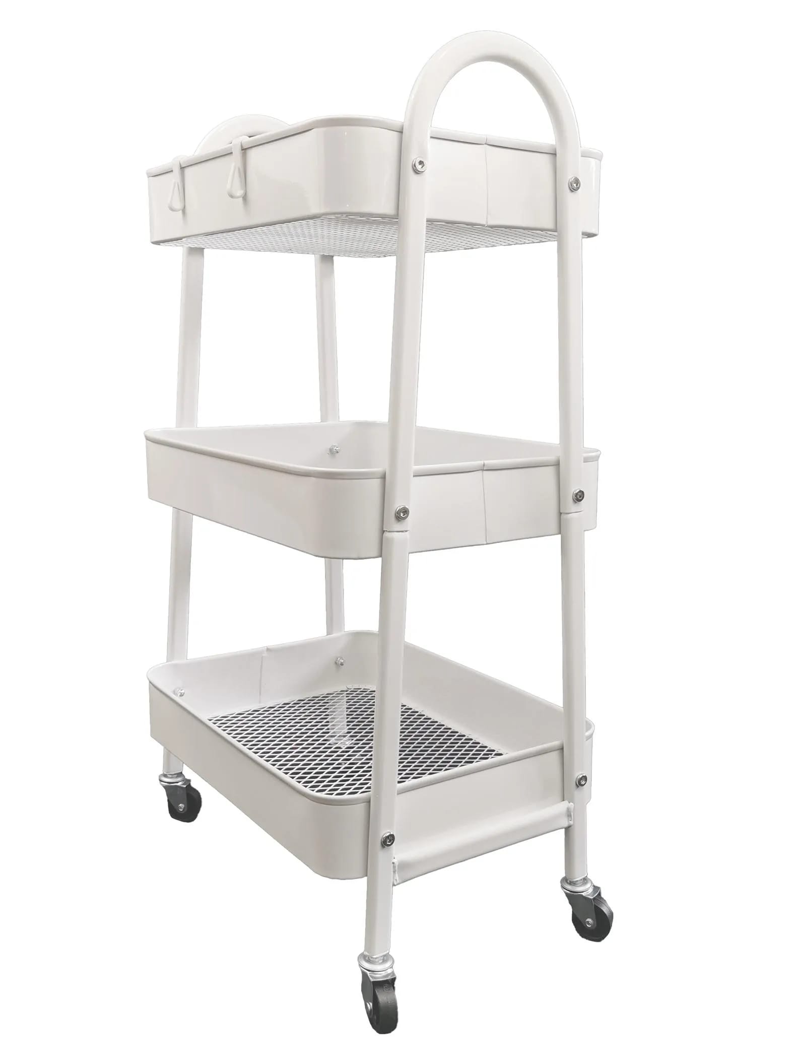 WM79BI Wózek metalowy 79cm biały S KKK – zdjęcie 1