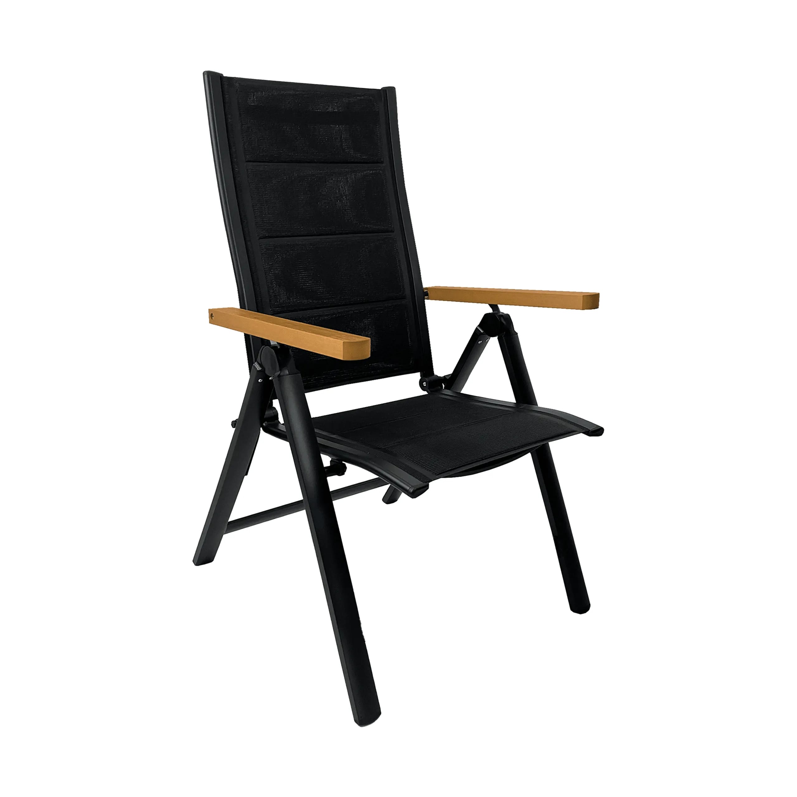 Krzesło Madera 60,5/47x69x106 cm czarny – zdjęcie 1