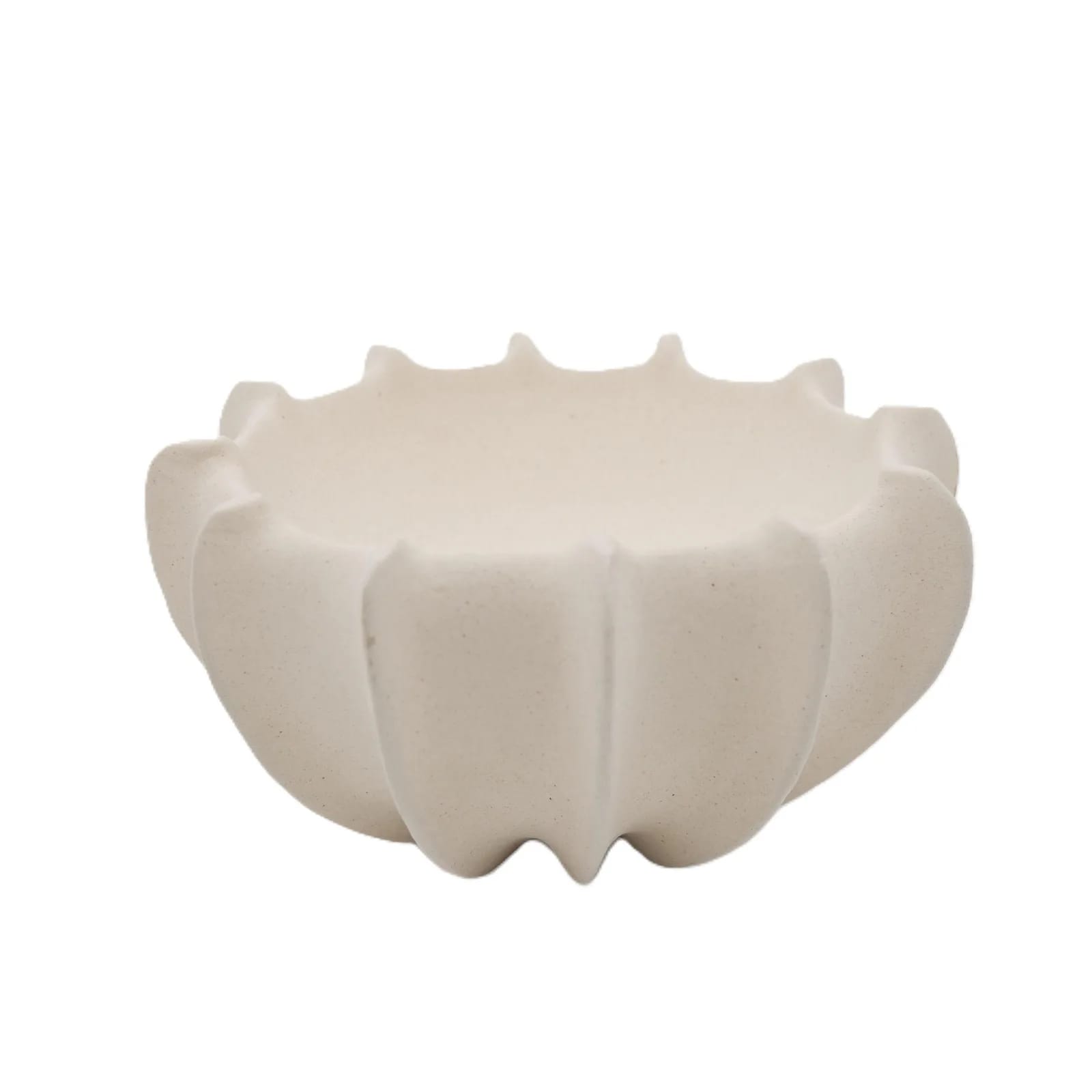 Patera ceramiczna ozdobna 1 biała 26,5x14cm – zdjęcie 1