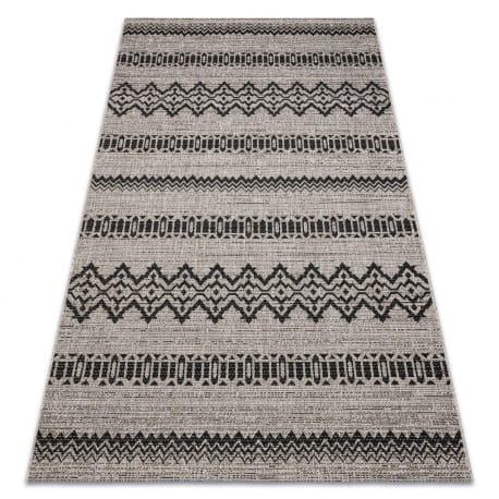DYWAN SZNURKOWY SIZAL FLOORLUX 20510 srebrny / czarny – zdjęcie 1