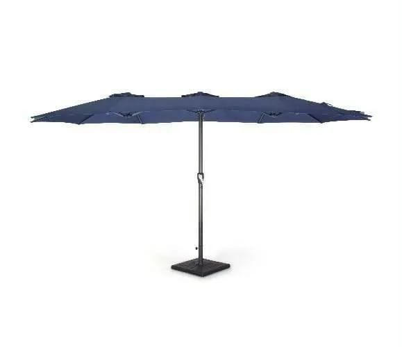 Parasol PHOENIX c.szary śr. 2,7x4,6m + – zdjęcie 1