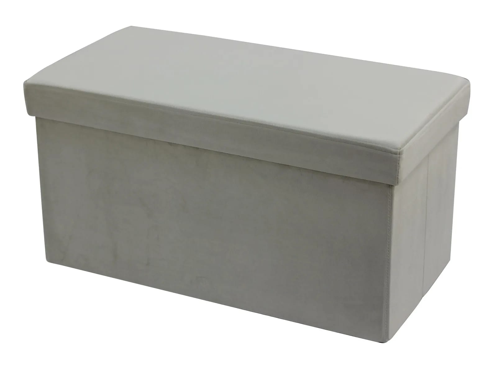 Pufa duo welur GRETA 60×30×30cm beż – zdjęcie 1
