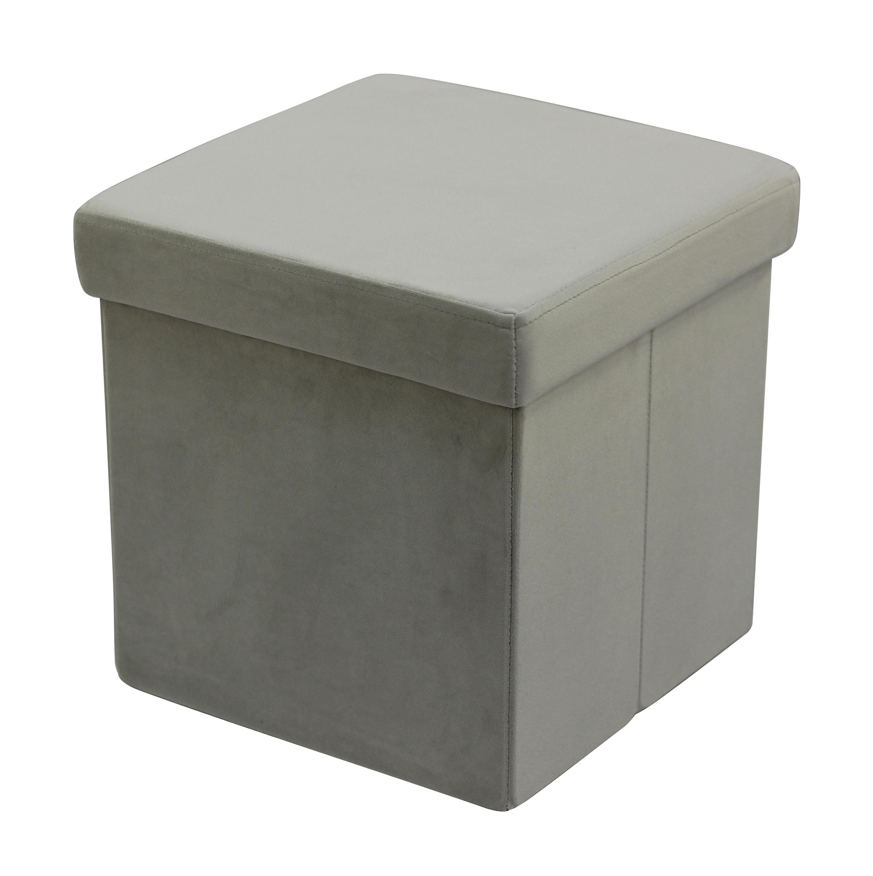 Pufa PERFECT 30x30x30cm VEL BEŻ – zdjęcie 1